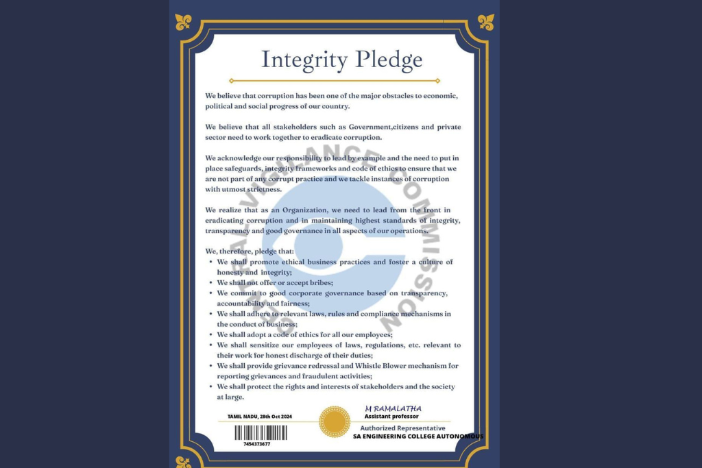 Vigilance Awareness Event 2