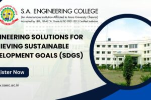 Engineering Solutions for Achieving Sustainable Development Goals (SDGs)